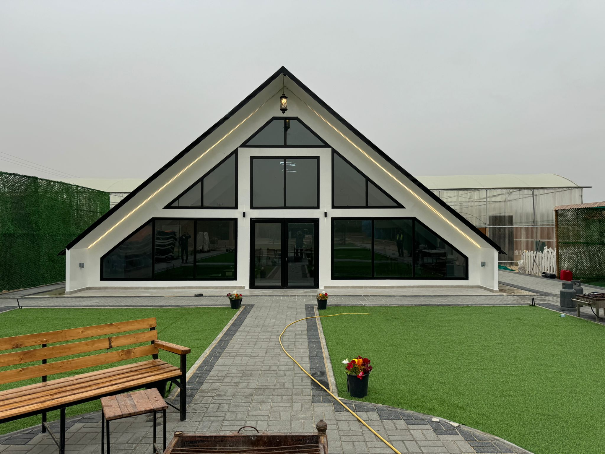 Modern A-Frame Farmhouse - Main View